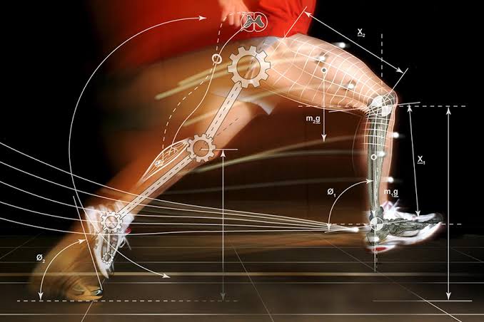 Analisi biomeccanica del movimento di una persona durante la corsa